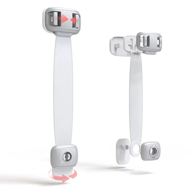 1/2/4Pcs/lot Baby Safety Drawer Door Lock Multi-Function Child Protection Anti-Pinch Cabinet Refrigerator Safety Buckle Plastic cabinet lock child lock door lock safety lock refrigerator lock refrigerator door lock door window lock