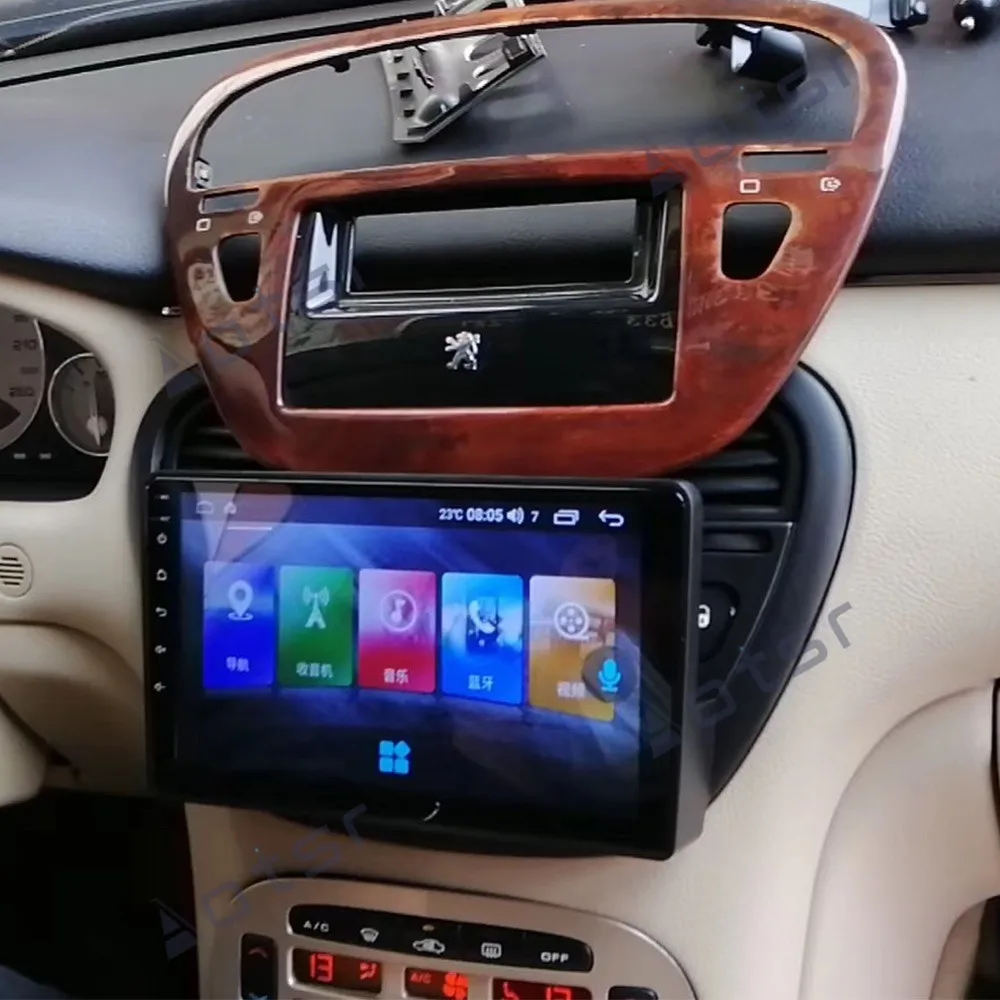 Touch Screen Android 8.0 Car Multimedia Player For Peugeot 607 2002-2008 Gps Navi Auto Stereo Wifi Radio Tape Recorder Head Unit