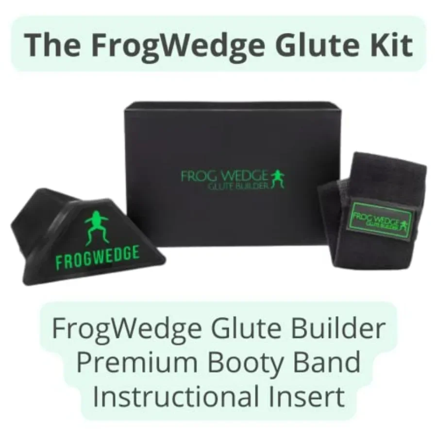 KIT w/Booty Band Hip Circle - Patented Frog Pump Exercise, Home Workout, Glute Training, Booty Building Accessory