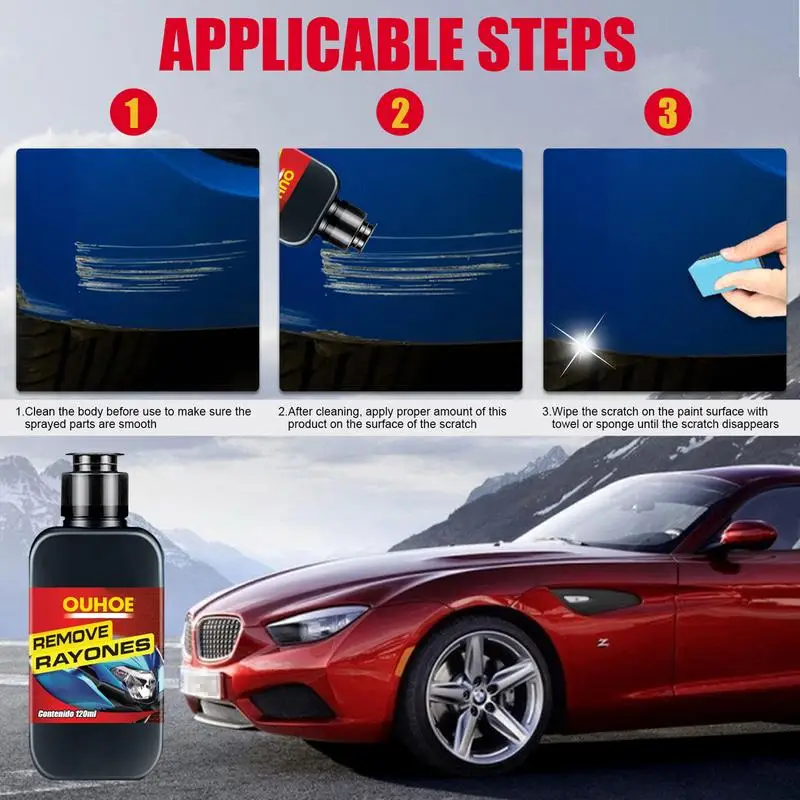 30/120ml Car Scratches Swirl Remover Professional Automotive Polish Wax Paint Restorer Car Vehicle Repairing Tool Maintainance