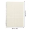 2 Pcs Graph Notebook Notebooks for Work Graphing Spiral Journal The Students Supplies Paper Math Notepad Grid Office 3