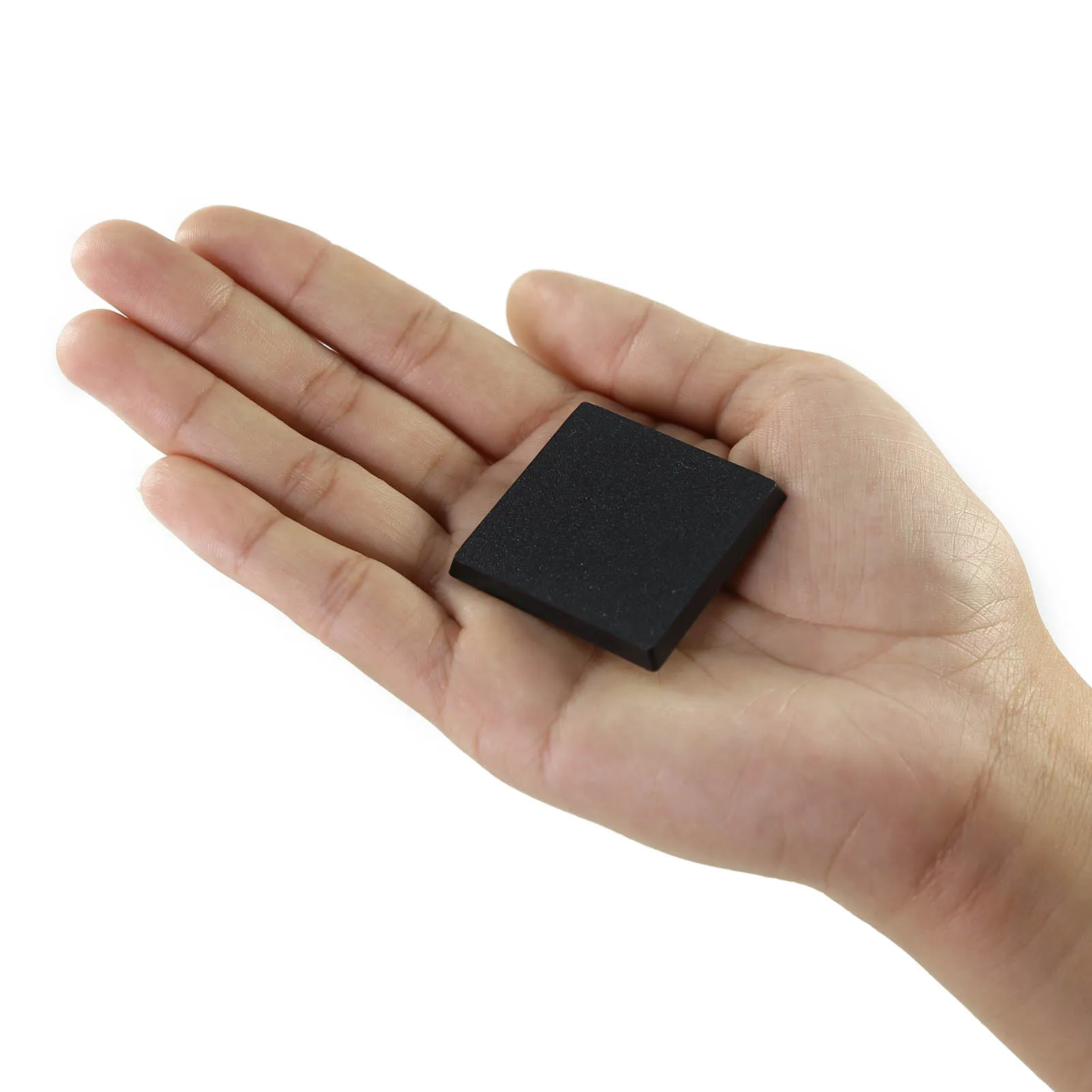 Square Wargaming Table Game Bases - Black, 40mm