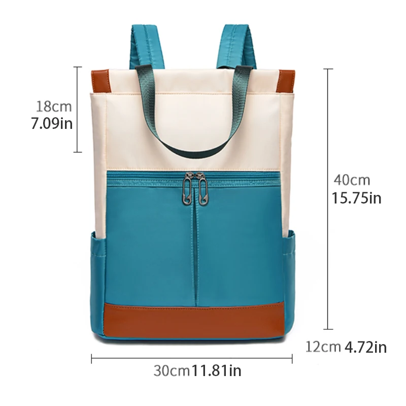Fashionable unisex backpack, large capacity travel bag with adjustable shoulder straps, perfect for casual outings