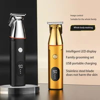 WAIKIL Men's Electric Professional Hair Clipper Multi functional Hair Trimmer USB Charging Digital Beauty Treatment Tool 2