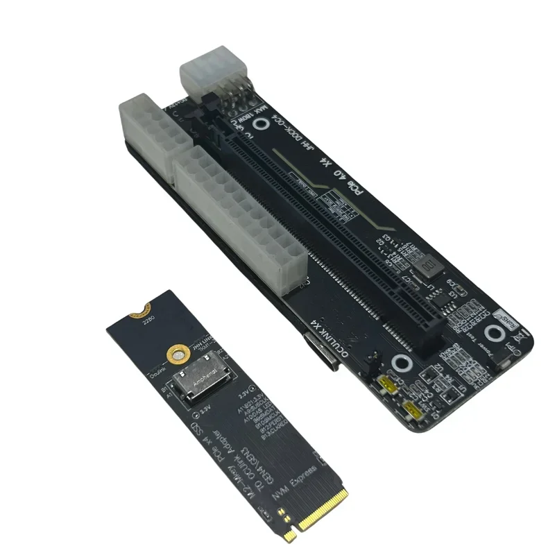 Oculink(pcie4.0) egpuキット New PCIe 4.0 OCuLink to PCI-E x16 eGPU Adapter For NUC/ITX