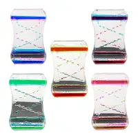 Hourglass Clock Timer Liquid Motion Bubble Drip Oil Kids Toy Home Decor Gift hot 1