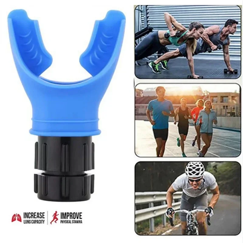 Breathing Trainer Lung Flexer Durable Fitness Exerciser Increases Lung Capacity Breath Adjustable Levels Respiratory Deep Breath
