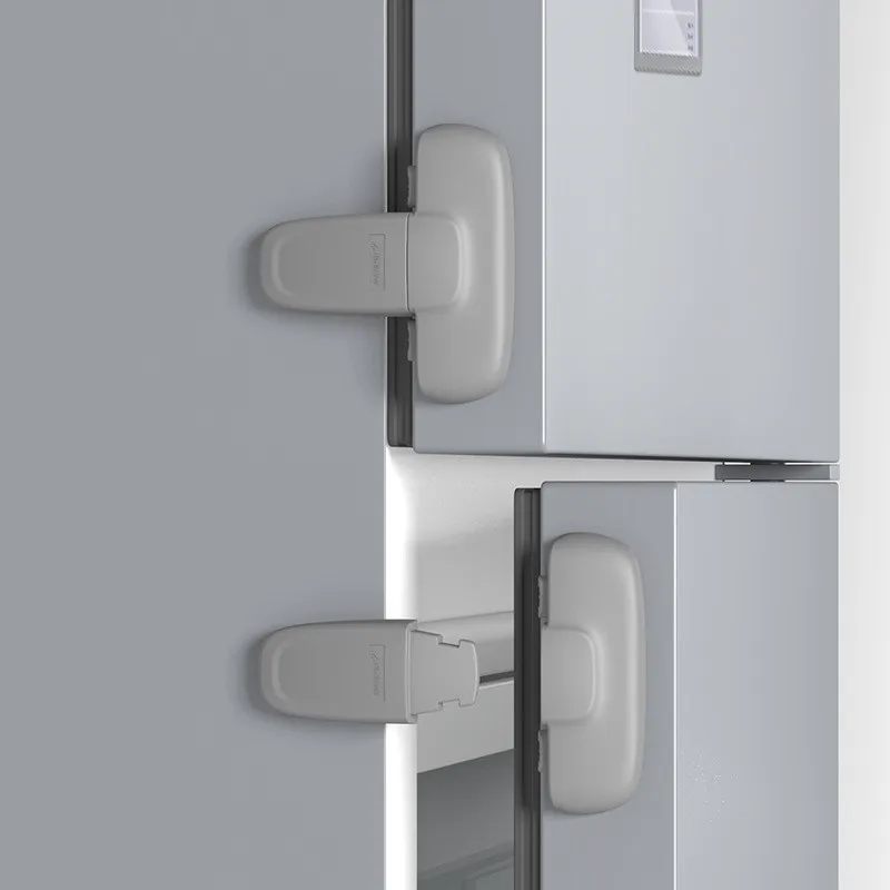 2 Serrature Di Sicurezza Per Frigorifero Con Password 3 Cifre – Blocco Adesivo Per Bambini Per Anta, Congelatore, Armadio E Cassetto – Facile Installazione Senza Fori - 2