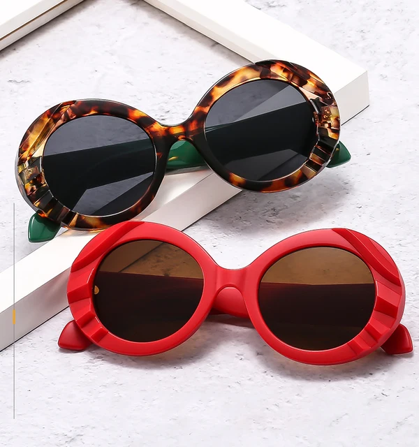 Lentes De Todo Moda Gafas De Sol Redondas Retro Para Hombre Y