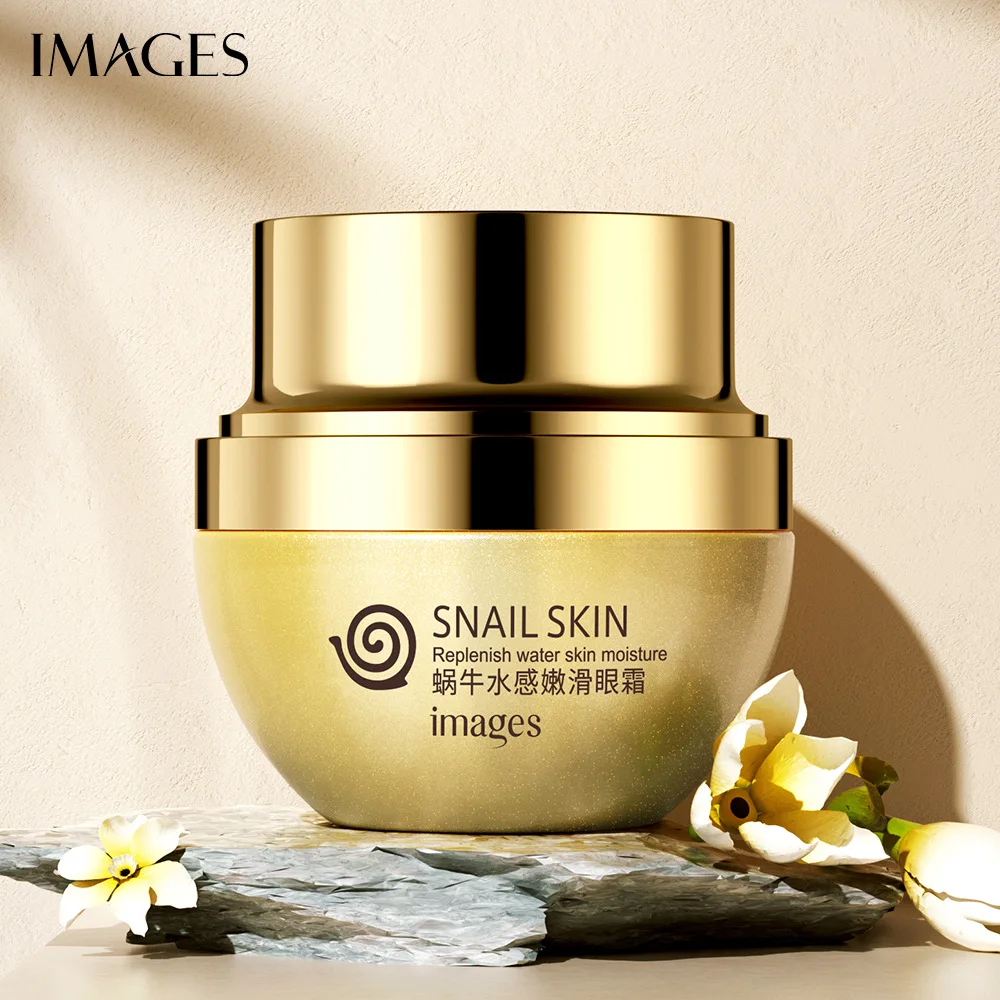 Snail Moisturizing and Smooth Eye Cream is a gentle and smooth eye care for delicate and tender skin black bandage lotion defense against aging anti wrinkle tender delicate fade fine lines brighten and moisturize essence 1pcs