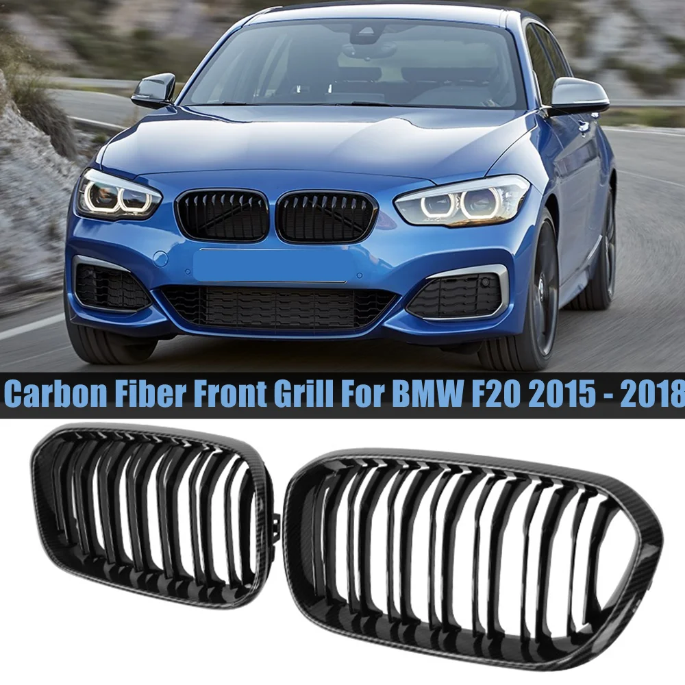 

Решетки передние из углеродного волокна для BMW 1 серии F20 F21 LCI 2015 2016 2017 2018