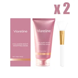 Hydrating Collagen Face Care Set with Balm Stick, Primer & Peel - Off Mask for Smooth, Long - Lasting Skin Treatment (Mask 2)