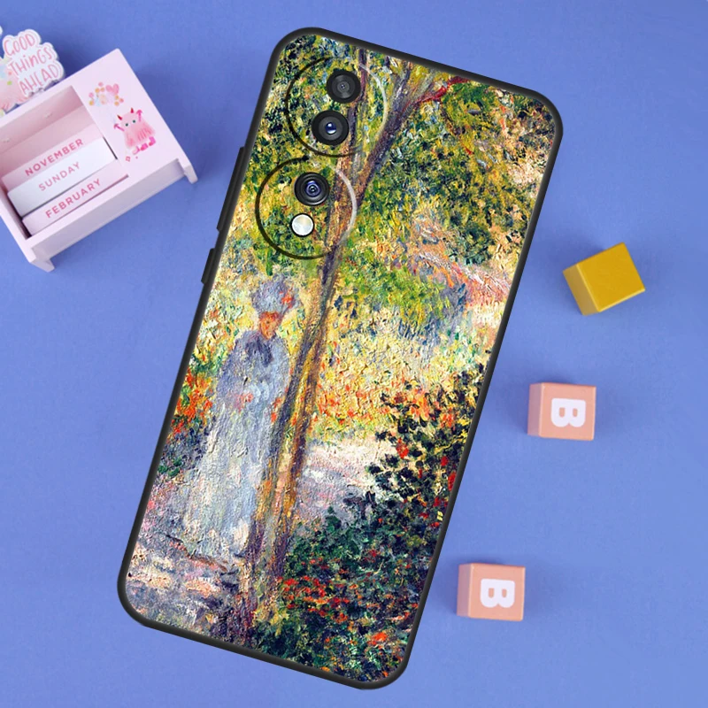 Claude Monet Garden Lotus Bridge Decorative Phone Case Cover