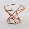 Makeup Sponge Holder Rhombus Shape Process Hollow Design Carbon Steel Beauty Puff Sponge Drying Stand Dresser Vanity Accessories 2