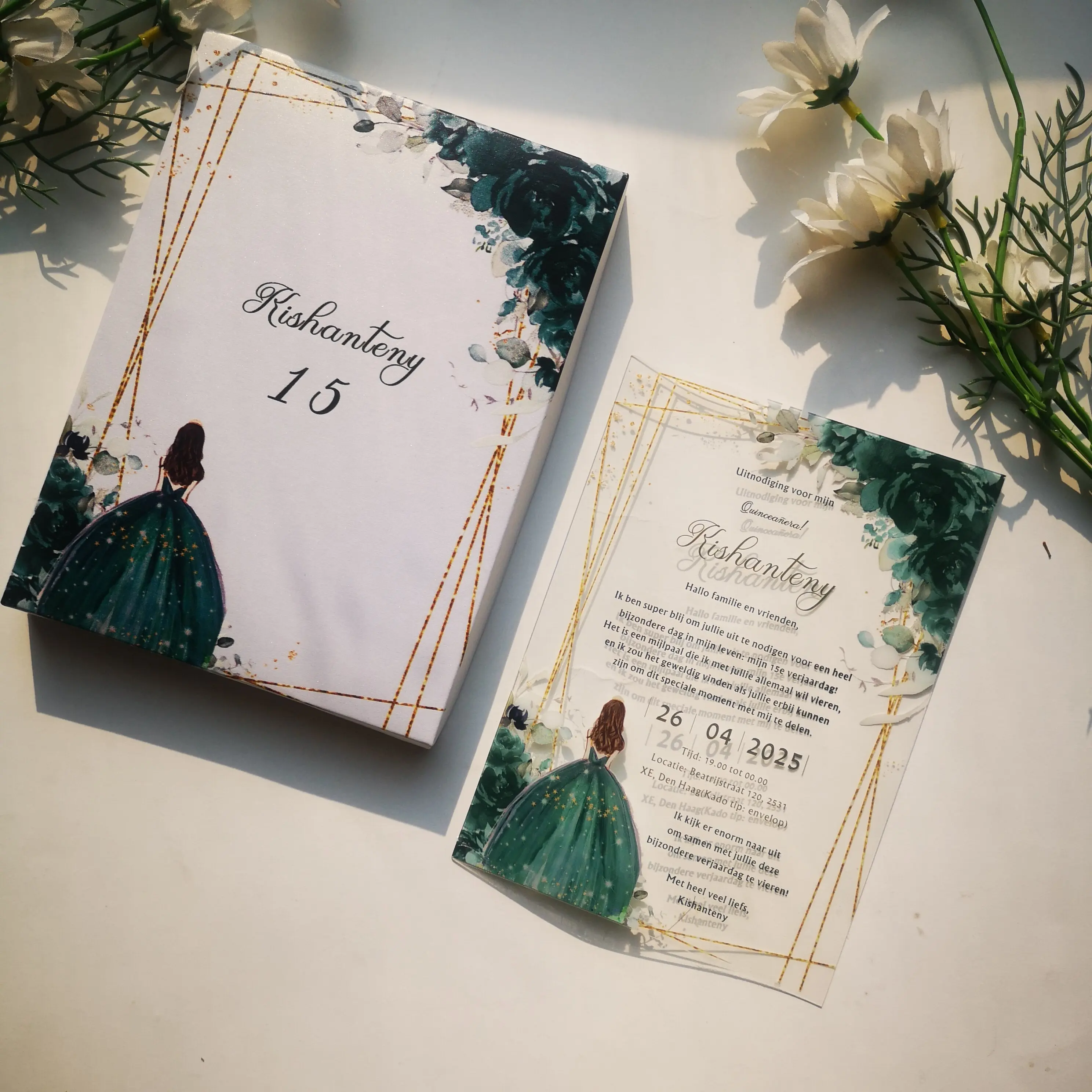 Invitaciones de boda de princesa acrílica, invitaciones de princesa  personalizadas, invitaciones de cumpleaños de quinceañera Rosa dulce XV  rosa, 2mm - AliExpress, image size:2976x2976