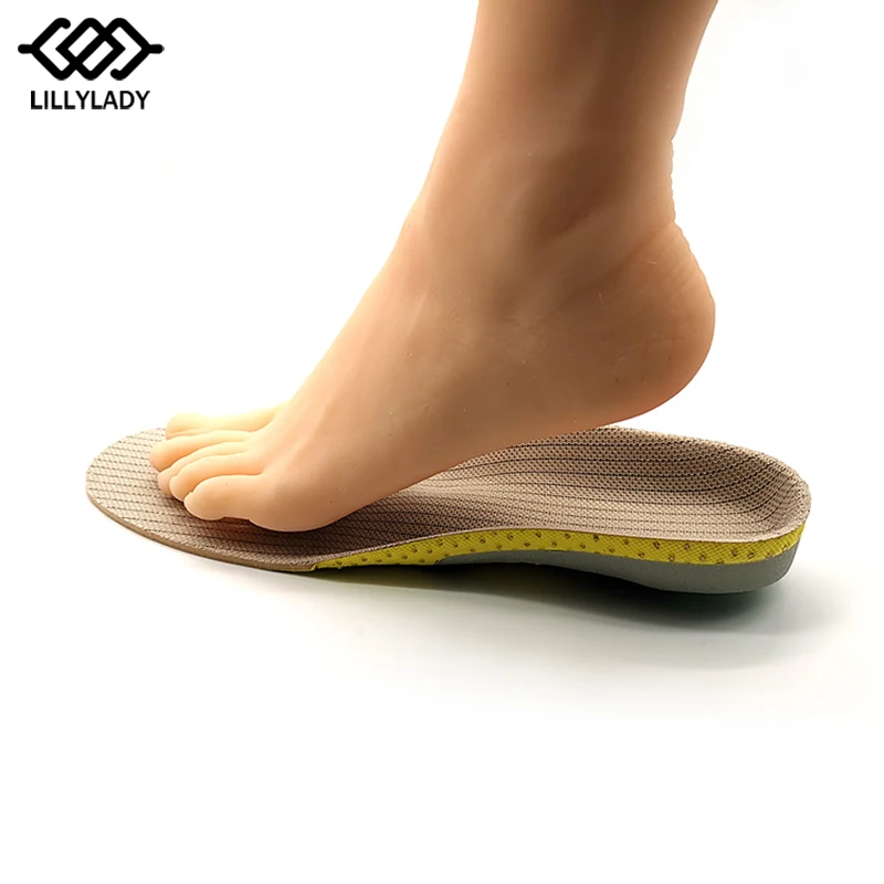 Sport Running Gel Insoles For Feet Man Women Shoes Sole Orthopedic Pad Massaging Shock Absorption Arch Support Health Care