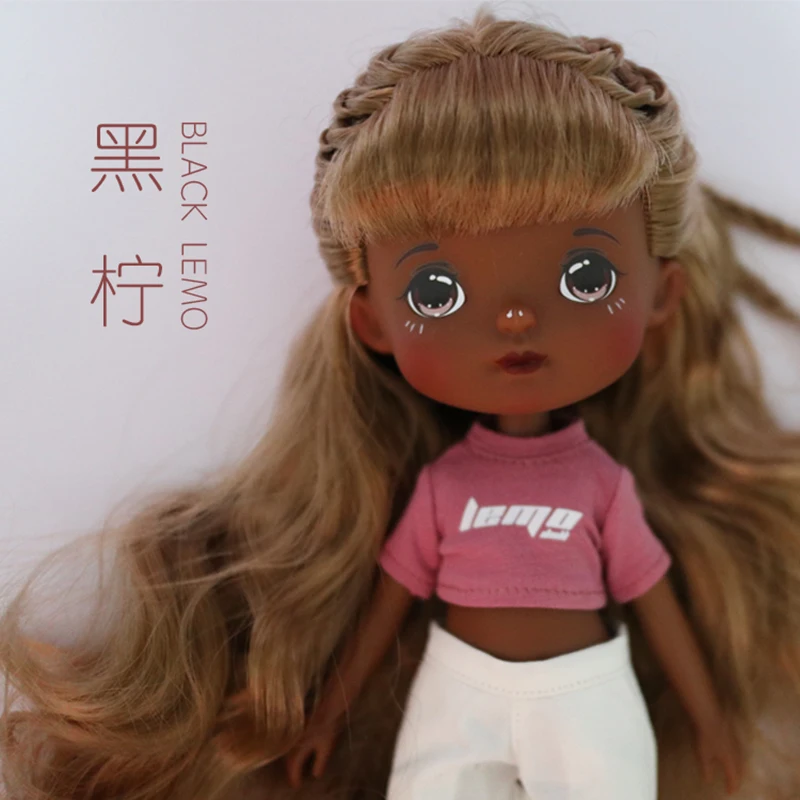 Obj Lemo Doll Lemon Cute Ultimate Muscle Burning Naked Baby Vinyl Doll American Girl Doll Accessori Giocattoli Per Ragazze 1/6 Doll