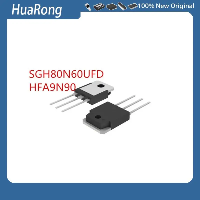 

10PCS/LOT SGH80N60UFD G80N60 80A 600V HFA9N90 FQA9N90 FQA9N90C 9A 900V TO-3P