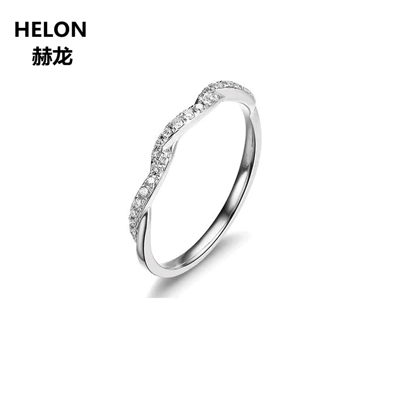

0.08ct Natural Diamonds Engagement Ring for Women Solid 14k White Gold Anniversary Wedding Band Valentine Fine Jewelry Gift