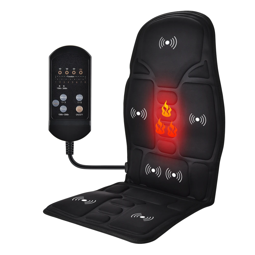 Electric Heating Vibration Massager for Back Neck Chair Seat
