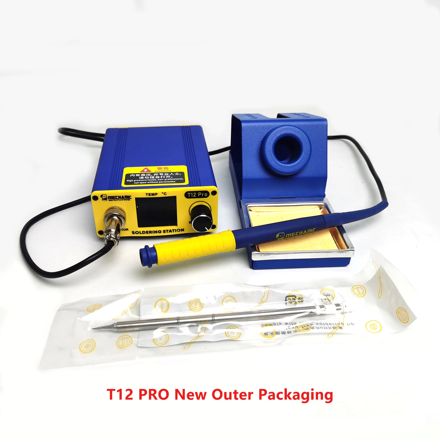 MECHANIC T12 Pro intelligent anti-static LED digital display thermostat soldering station electric soldering iron fast heating