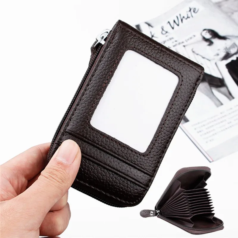 Coin Wallet Purse ID Card Bank Card Holder Credit Card Case Boxes Men's