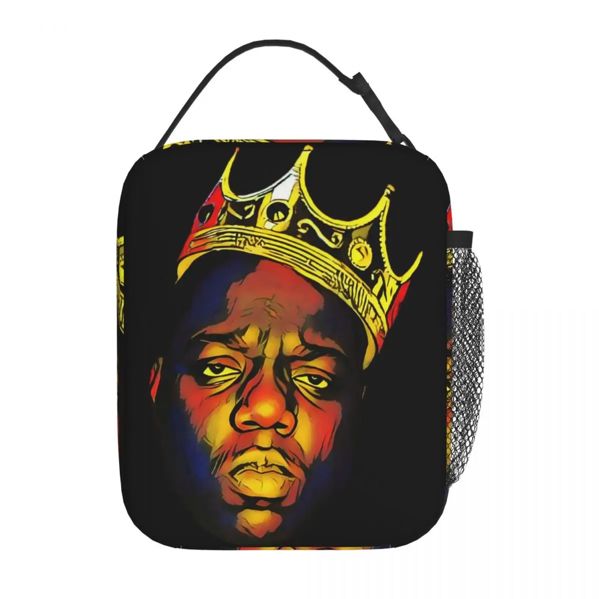 

Insulated Lunch Bag Notorious Big Rapper Merch Biggiesmalls Storage Food Box Ins Style Thermal Cooler Bento Box For School