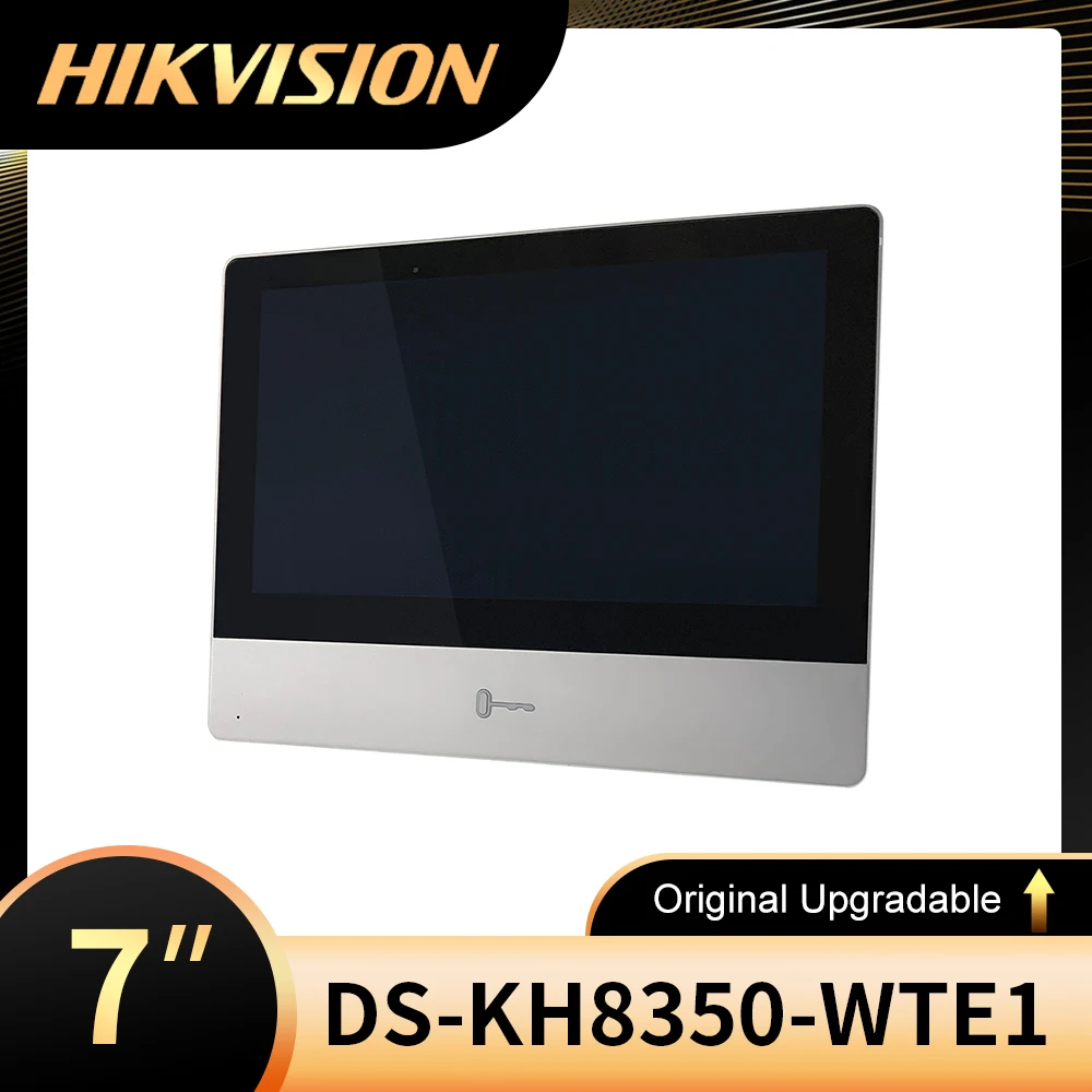 Originale Hikvision Ds-Kh8350-Wte1 Kh8 Series Indoor Station 7 Pollici Colorato Ips Touch Screen Monitor Per Interni Videocitofono Poe