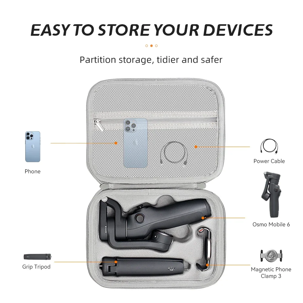 DJI Osmo Mobile 6 スタビライザー キャリングケース付き DJI Osmo Mobile 6 スタビライザー キャリングケース付き
