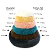 Long haired ultra soft pet cat bed plush washable calming bed donut bed comfortable sleeping artifact 6