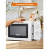 0.6 cubic foot microwave oven, 6 power settings, small microwave oven with handle, 700W countertop microwave oven 5