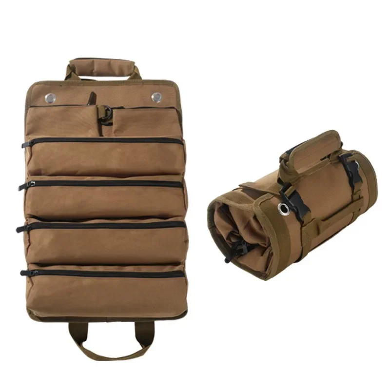 Portable Oxford Cloth Storage Handbag Automotive Gardens For Electrician Hardware Roll Up Workpro Tool Bag Wheeled Waterproof