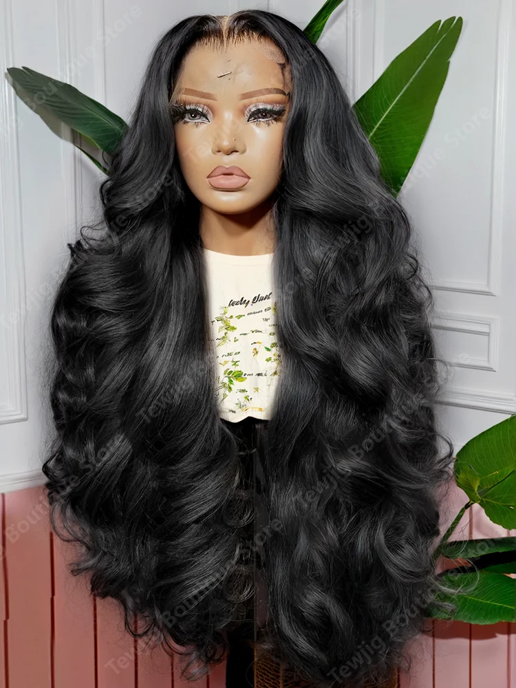 Lace Front Wig Body Wave Lace Front Wigs 13x4 13x6 40 Inch Lace Closure Wig Gluless Transparent Human Hair 200 Density Frontal Wigs
