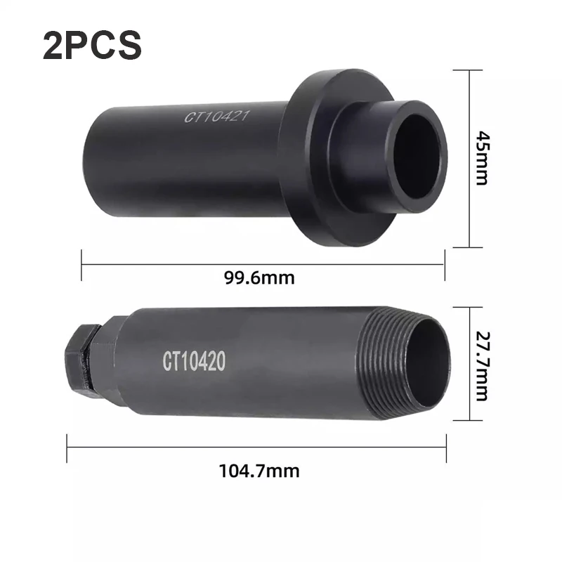 2Pcs 7 Speed Dual Clutch 0AM Input Shaft Oil Seal Puller Removal Tool For VW Audi OEM T10420+T10421