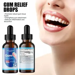 30ml Gum Repair Regrowth Drops Gum Restore Liquid Drops Advanced, Gum Restore Plus Liquid Drops Rejuvenate Gum Natural Oral Care