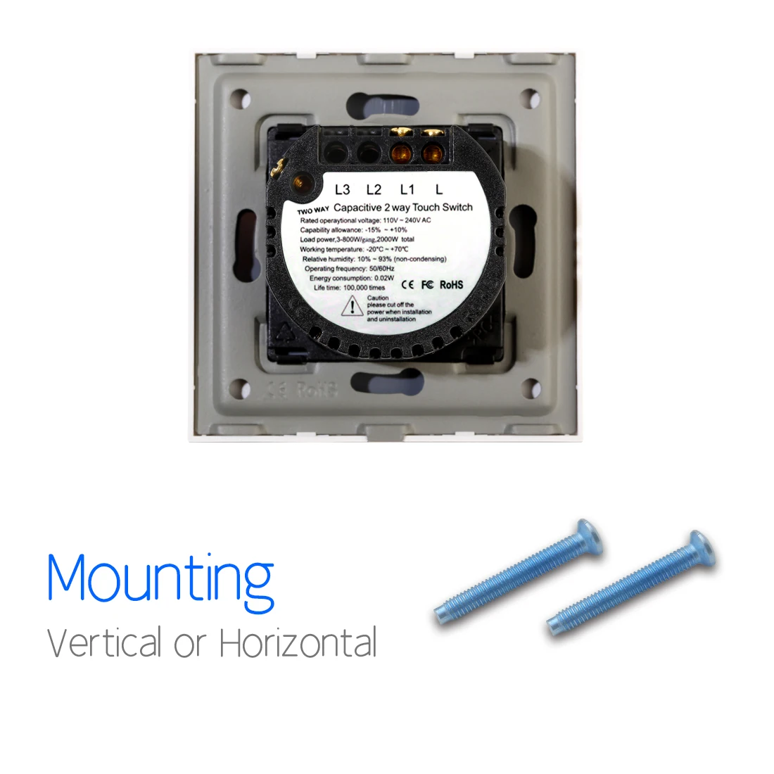 Bingoelec 1 Gang Intermediate Lépcsőkapcsoló Eu Master Slave Light