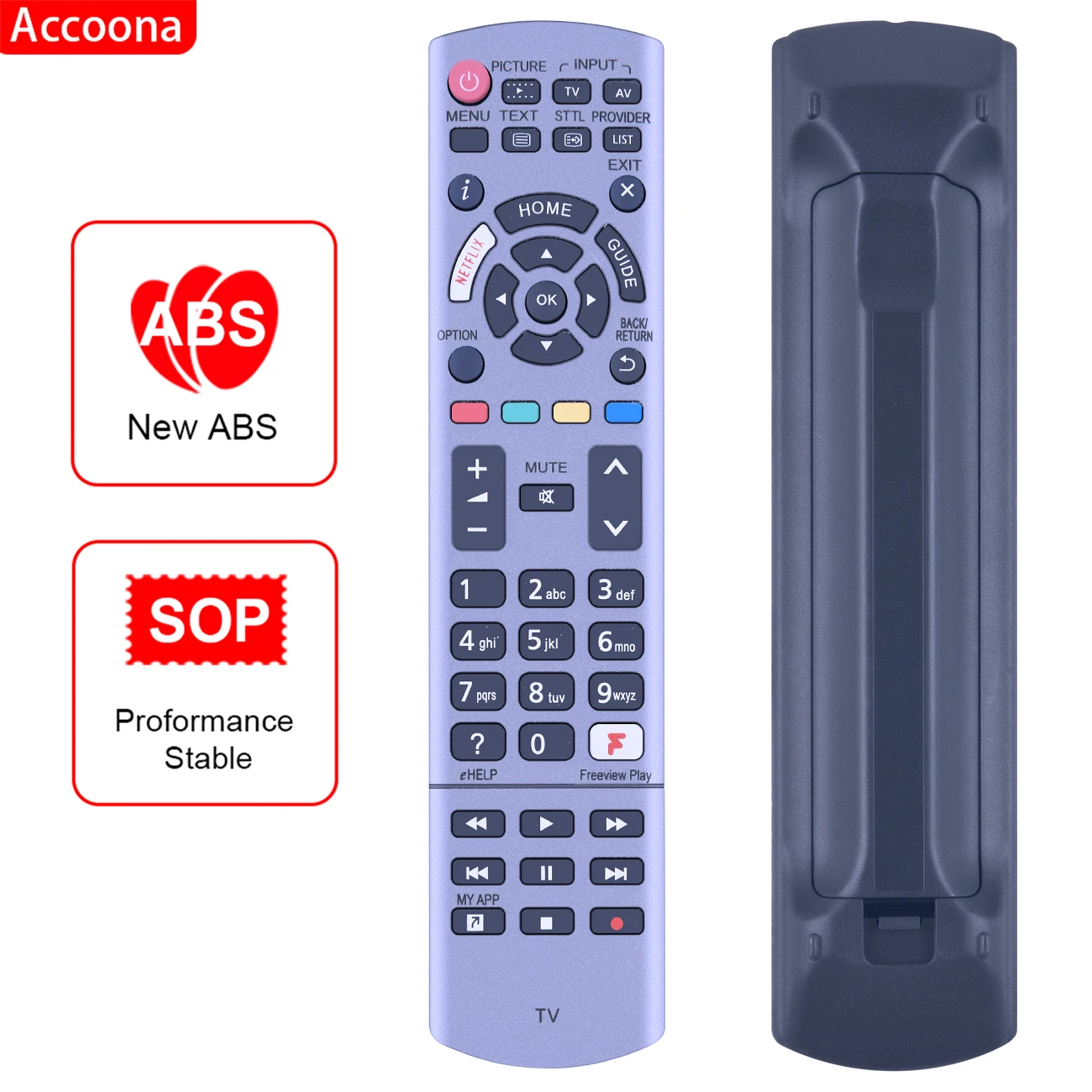 Telecomando Originale Muslimah Per Panasonic Led 4K Ultra Hd Smart Oled Tv Tx-55Hz1500, Tx-65Hz1000, Tx-65Hz1500