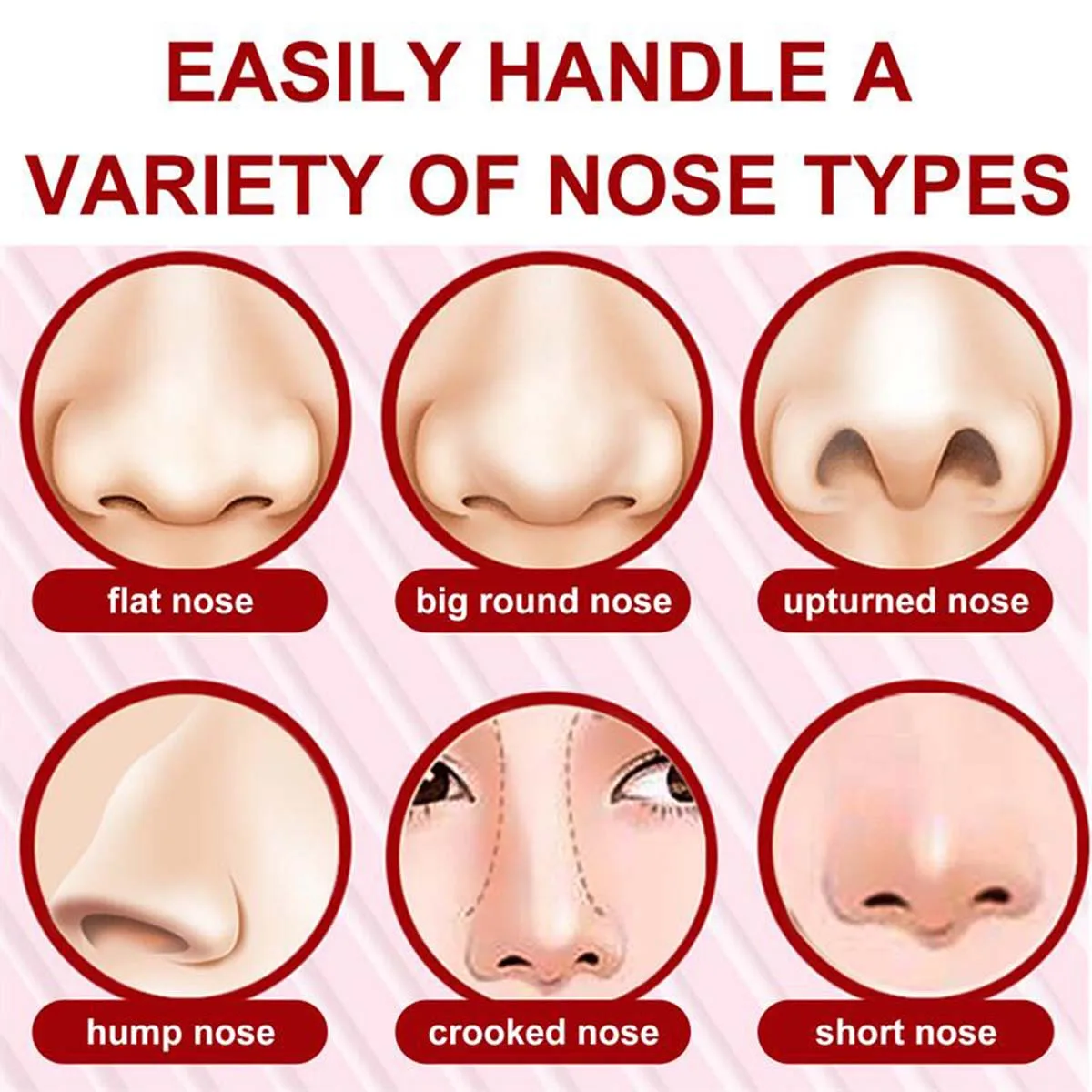 Beautiful Nose Clip for Nose 3D Nose Bridge Heightening Device Narrow Alar Nose Correction Device U-shaped Beautiful Nose Clip 5