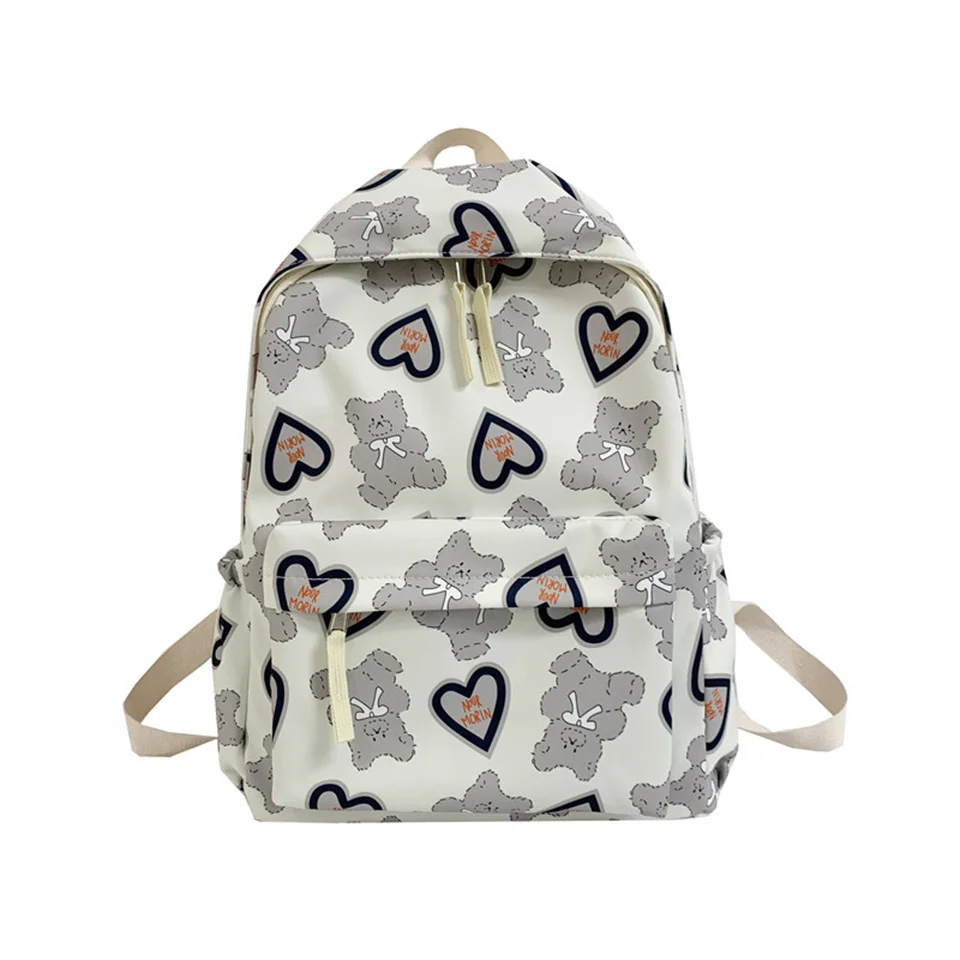 

Women Nylon Backpack Fashion Female Shoulder Schoolbag Youth Vitality Style Multi-functional Travel School Bag