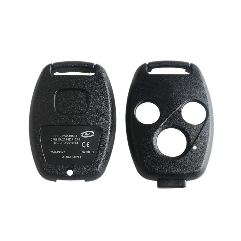 DUDELY Car Key Case Shell Remote Fob Cover for HONDA Accord CRV Pilot Civic 2003 2007 2008 2009 2010 2011 2012 2013
