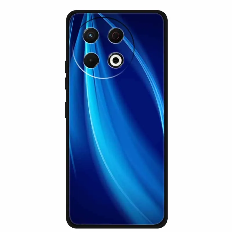 Black Silicone Soft Phone Case - Protective Back Cover
