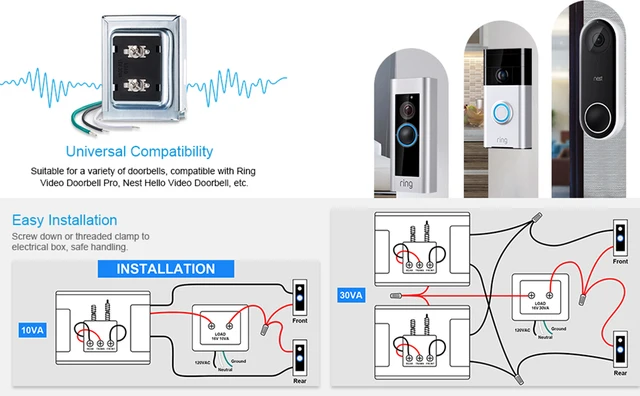 Ring Doorbell Wiring Diagram Door Chime That Works With Nest Hello