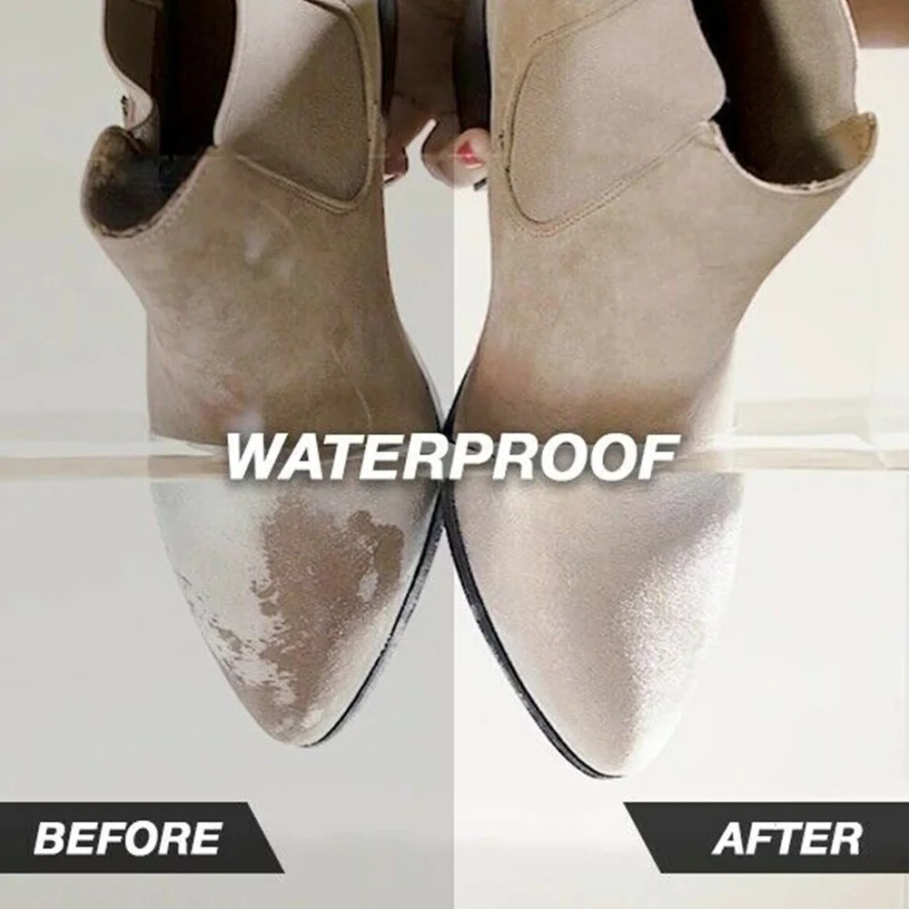 Stain Repellent Protection Waterproof Spray Hydrophobic Coating For Shoes Outdoor Protective Cover Shoes AntiOil Steady 100Ml