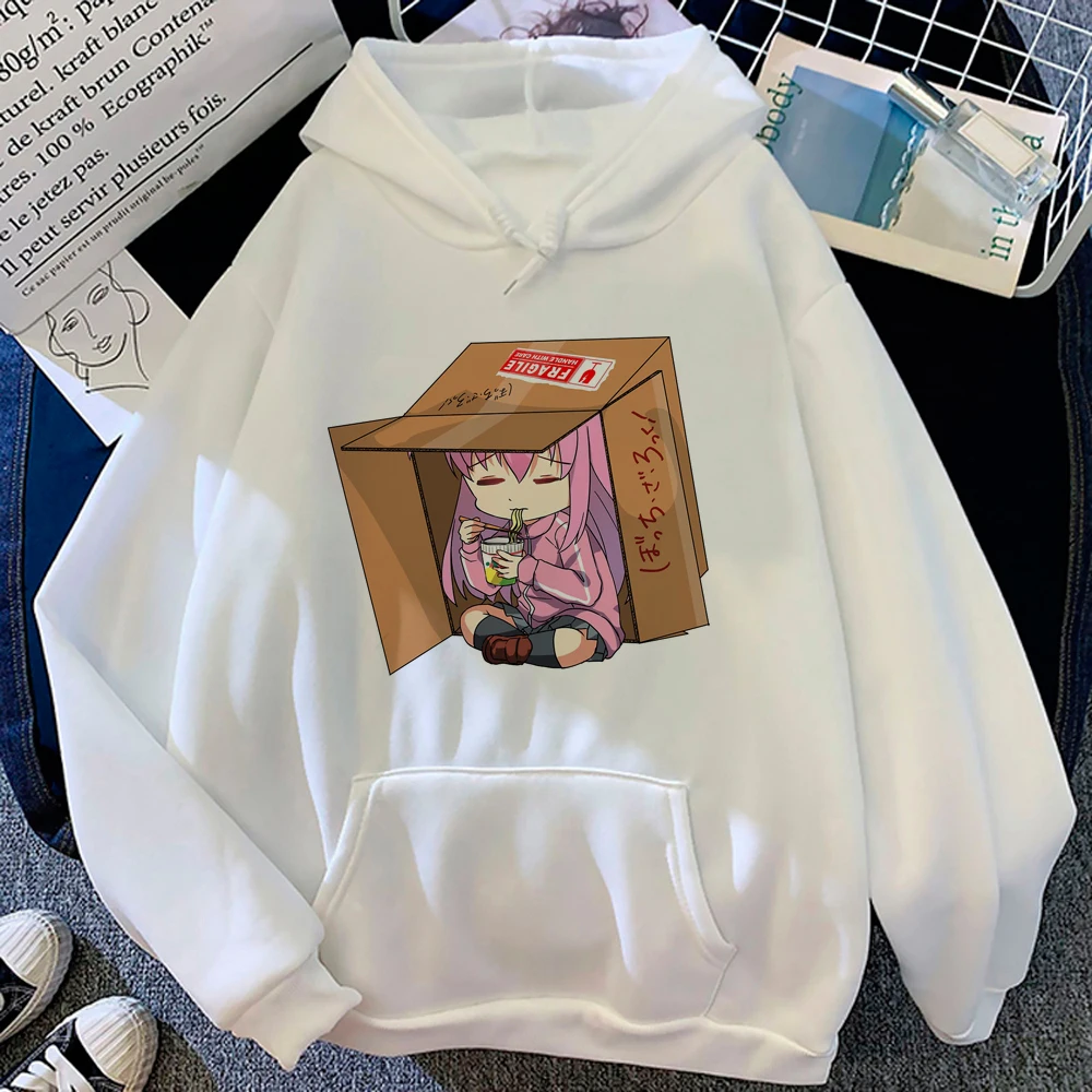 Bocchi the Rock Hoodie – Harajuku Anime Graphic Sweatshirt
