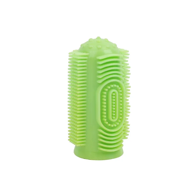Title 6, 360° Super Soft Pet Finger Toothbrush Teddy Dog...