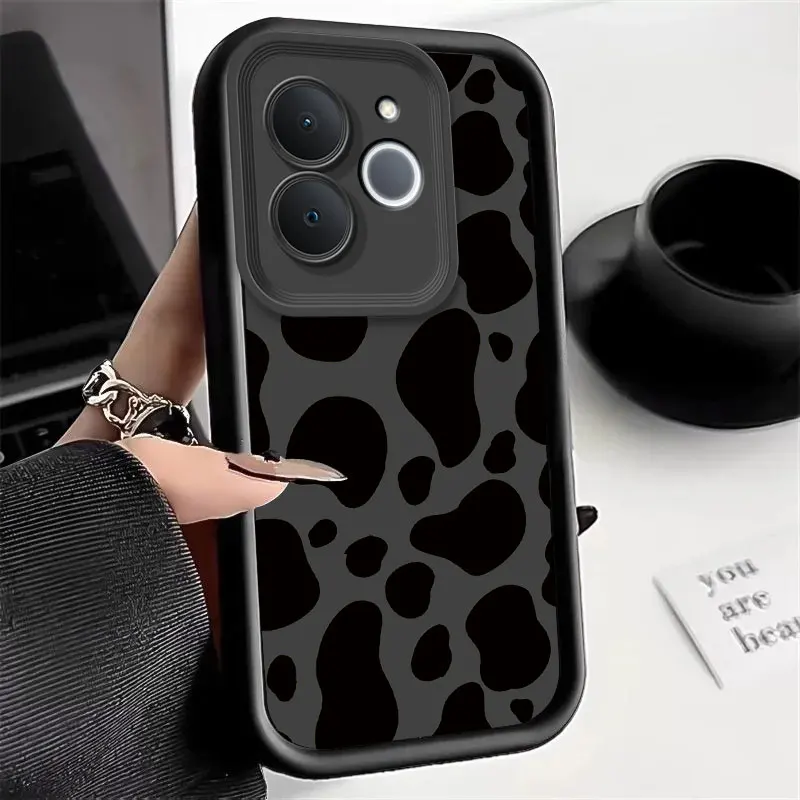 Leopard Print Soft Silicone Shockproof Phone Case - Stylish Protective Back Cover