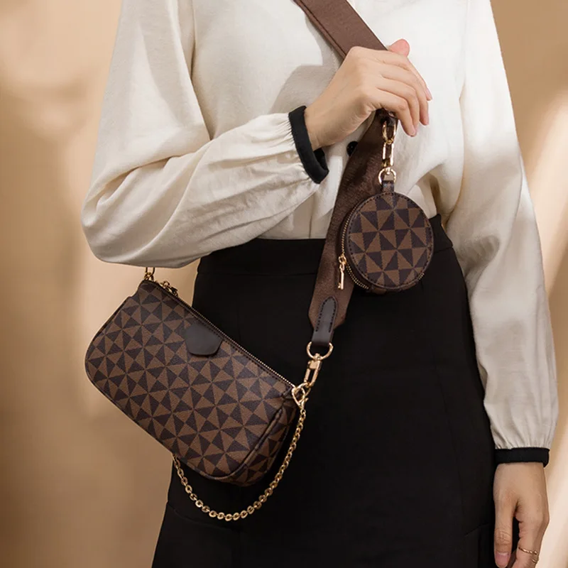Designer Multi Pochette Crossbody Accessories Sling Bag Dupe