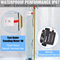9imod RC Servo 35kg 45kg 25kg 51kg Metal Waterproof Brushless Servo Motor For Servo RC 1/10 1/8 Traxxas TRX4 Axial SCX10 RC Car - Image 2