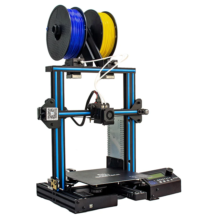 Geeetech A10M Stampante 3D Mix Color Dual Extruder Stampante 3D Fai Da Te Macchina Da Stampa 3D