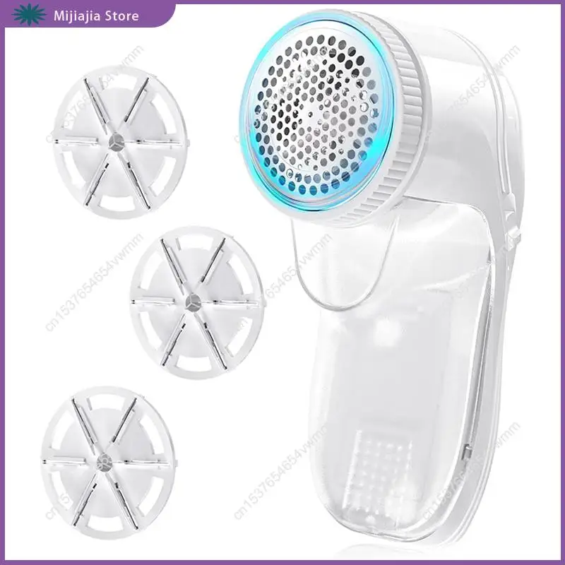 원단 보풀제거기, 휴대용 보풀제거기 강력한 보풀제거기 추가 블레이드 포함 USB 충전 보풀제거기 판매 중